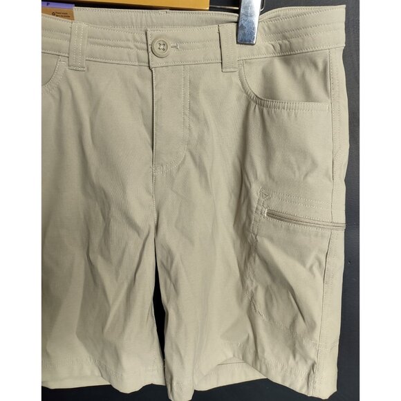 Eddie Bauer Women’s Beige Shorts Size 4 NWT Summer Outdoor Casual Shorts - Picture 2 of 5